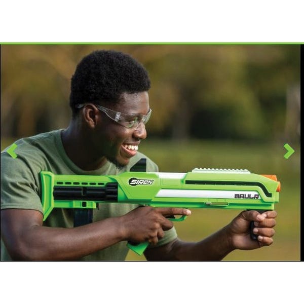 SIREN Medium Blaster Toy, Metal/Plastic