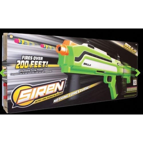 SIREN Medium Blaster Toy, Metal/Plastic