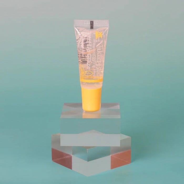 The Naked Bee Lip Glaze, Clear, Snowdrop Blast, 9 mL