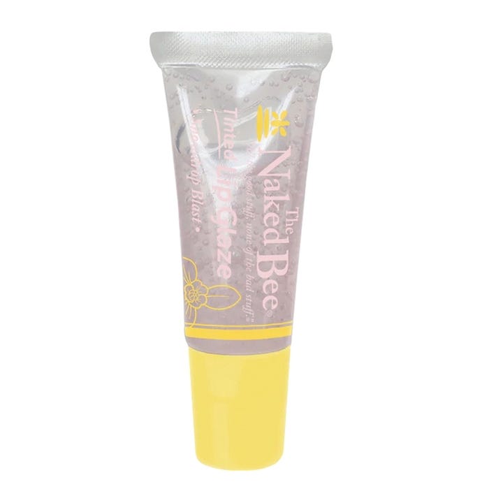 The Naked Bee Lip Glaze, Clear, Snowdrop Blast, 9 mL