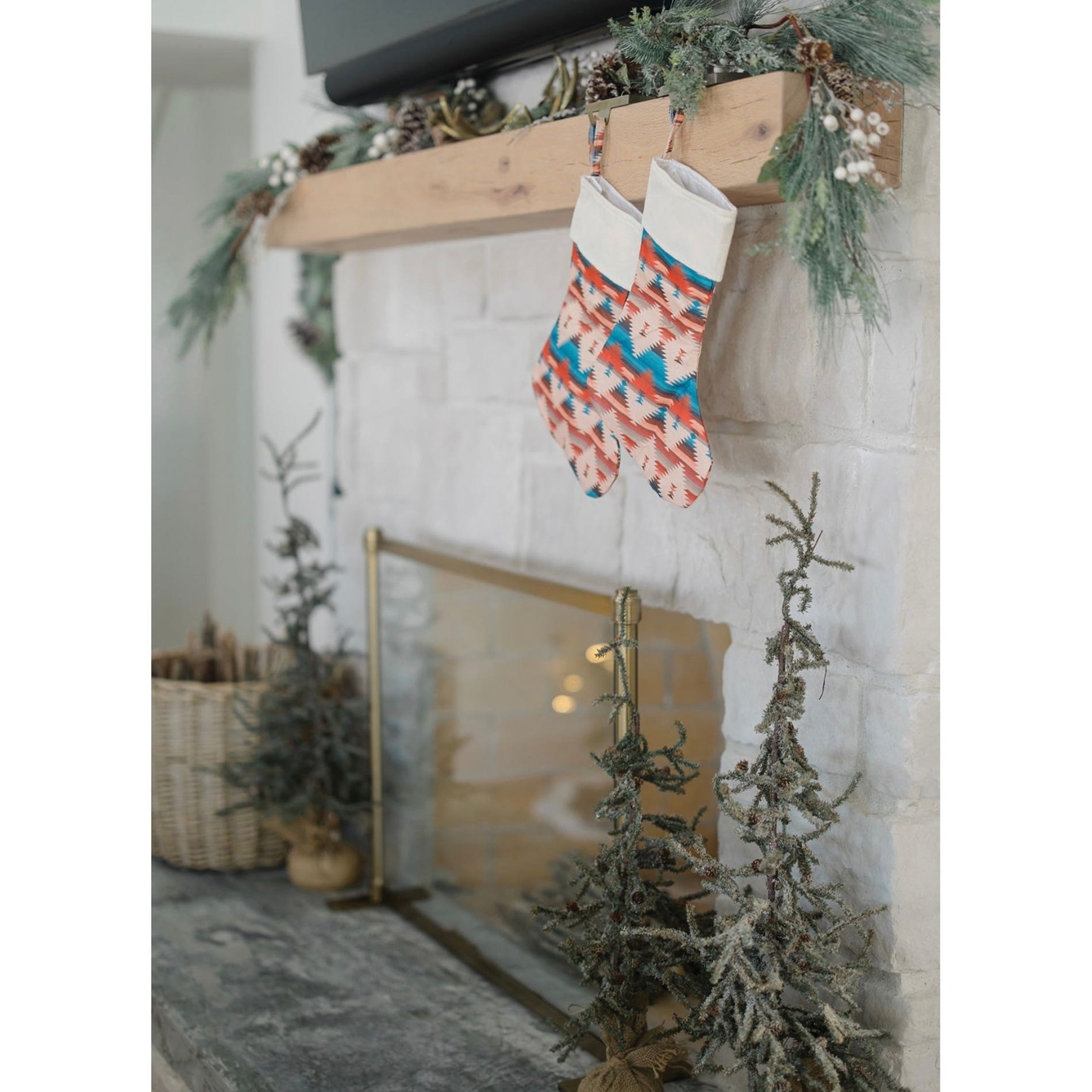 MidWestern Merch STKG001 Aztec Christmas Stocking