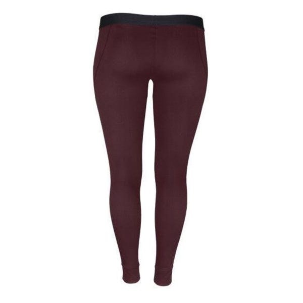 Carhartt Force Series UM0198W-S Base Layer Pants, S, Polyester Waffle Knit, Carhartt Burgundy, 29 in Waist