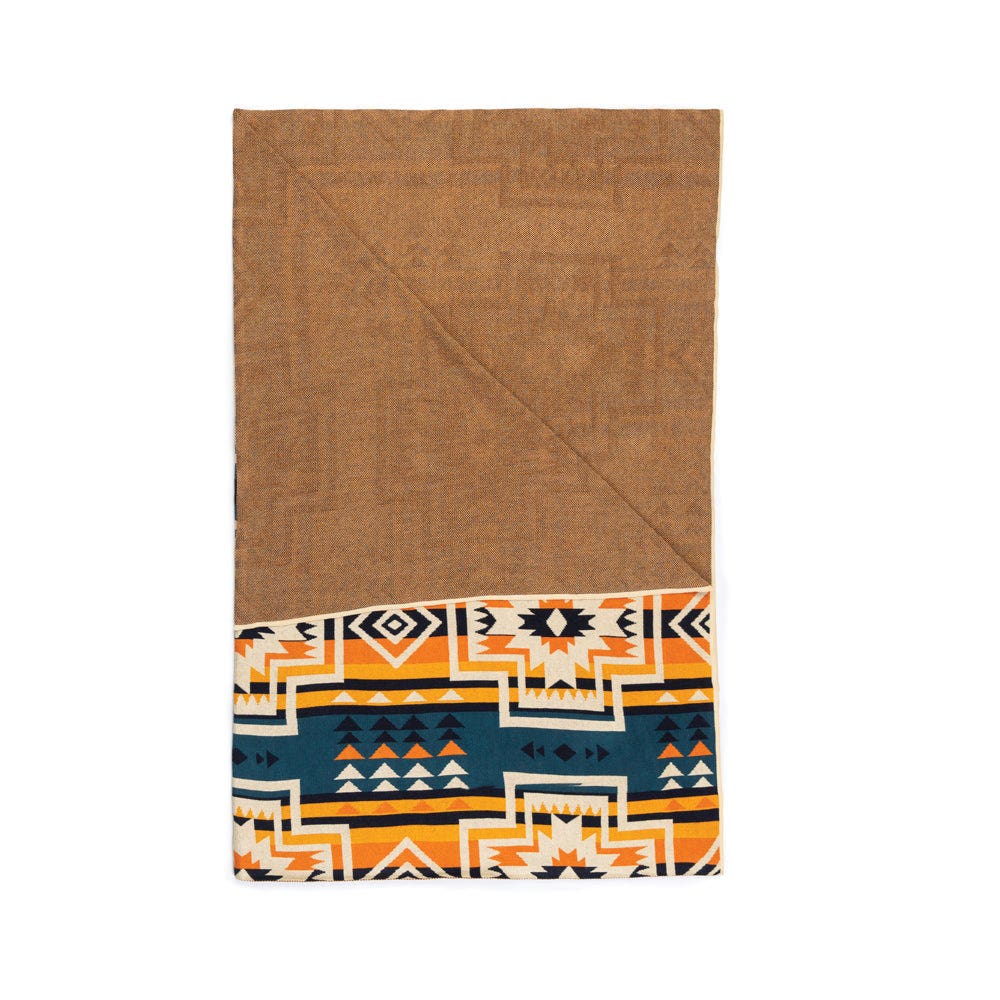 Myra Bag S-11458 Throw Blanket, 60 in L, 50 in W, Sacred Star Valley Pattern, Cotton