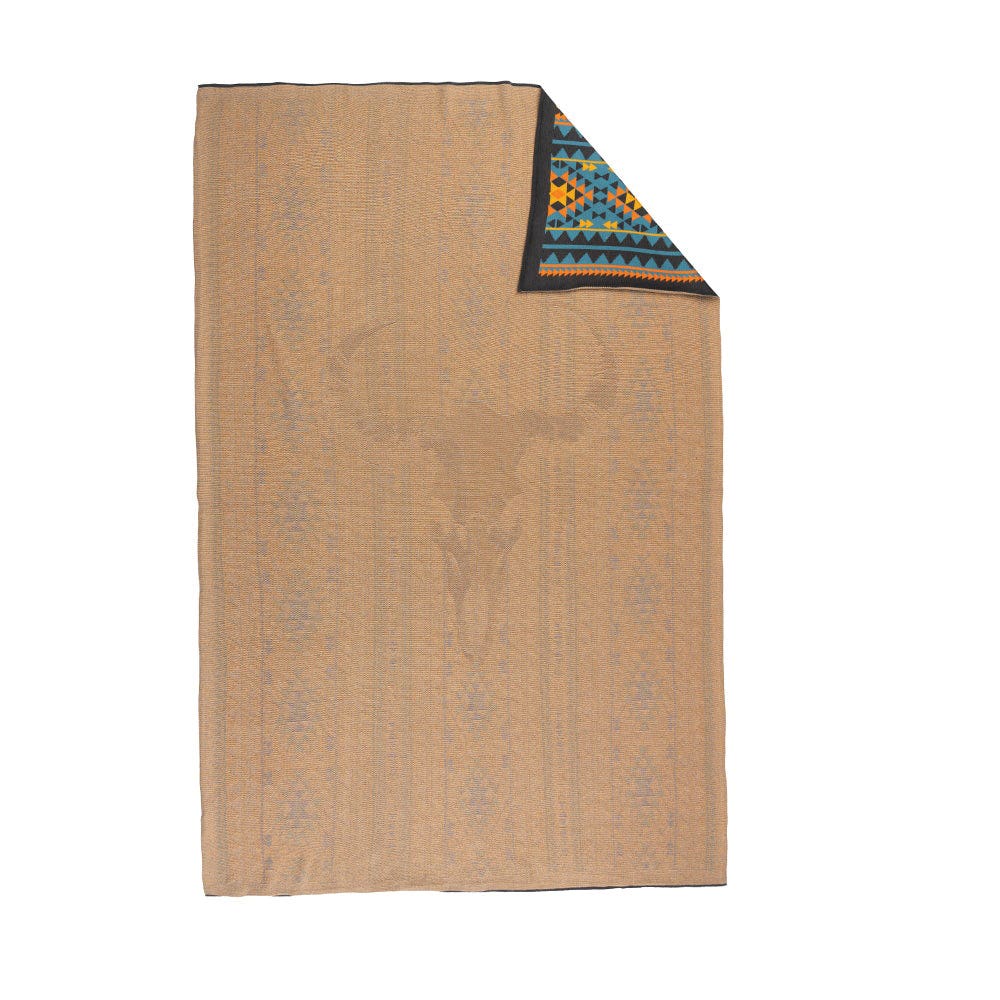 Myra Bag S-11456 Throw Blanket, 60 in L, 50 in W, The Desert Guardian Pattern, Cotton