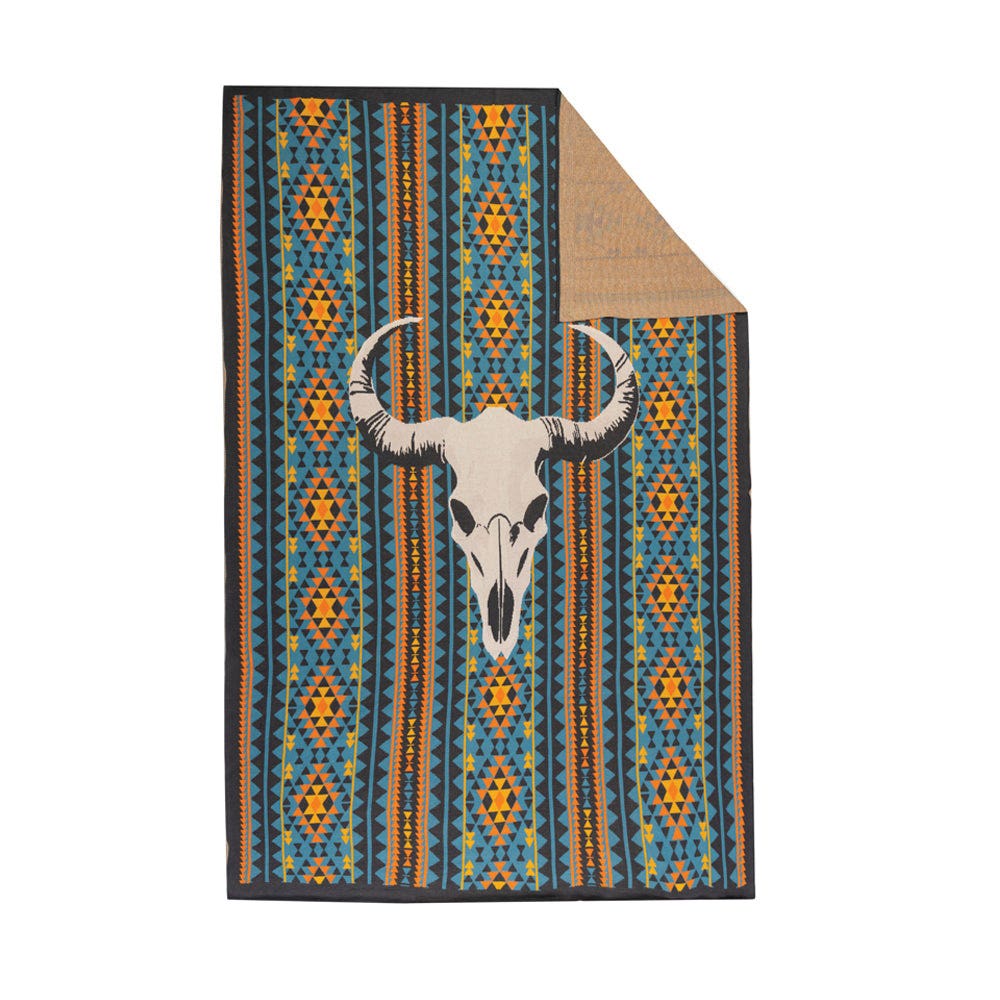 Myra Bag S-11456 Throw Blanket, 60 in L, 50 in W, The Desert Guardian Pattern, Cotton