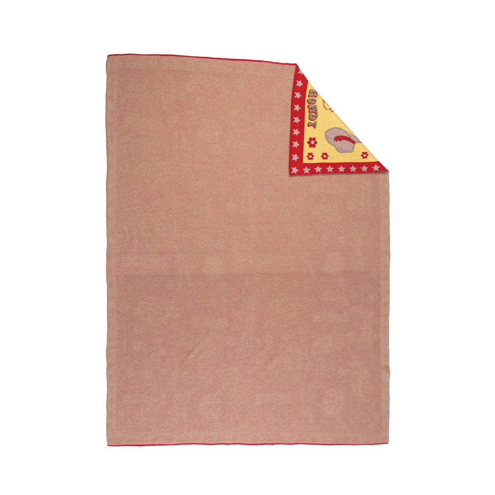 Myra Bag S-11460 Throw Blanket, 60 in L, 50 in W, Howdy and Yeehaw Ya'll Pattern, Cotton