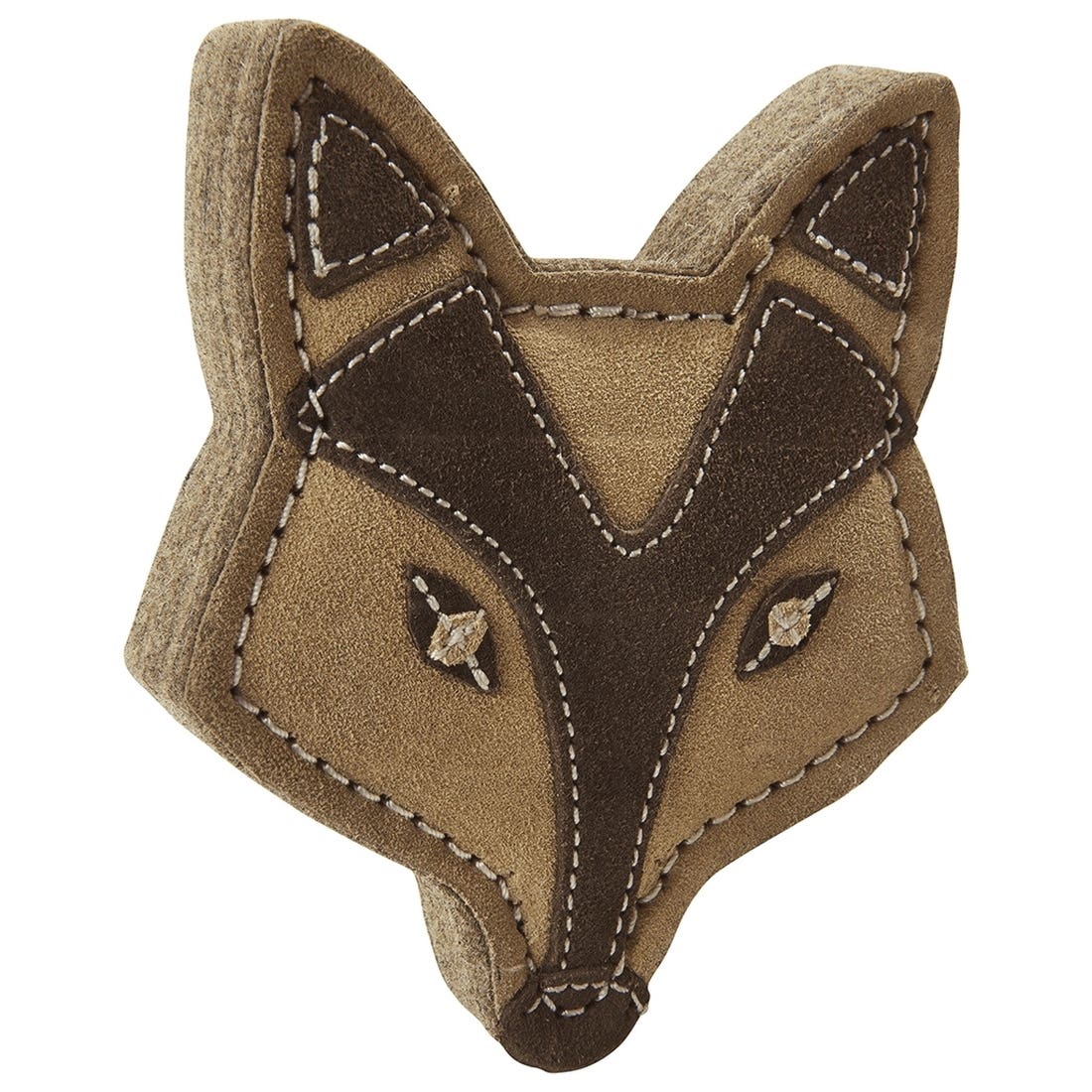 Spot Dura-Fused 54811 Dog Toy, 5 in, Chunky, Fox, Leather/Wool Felt