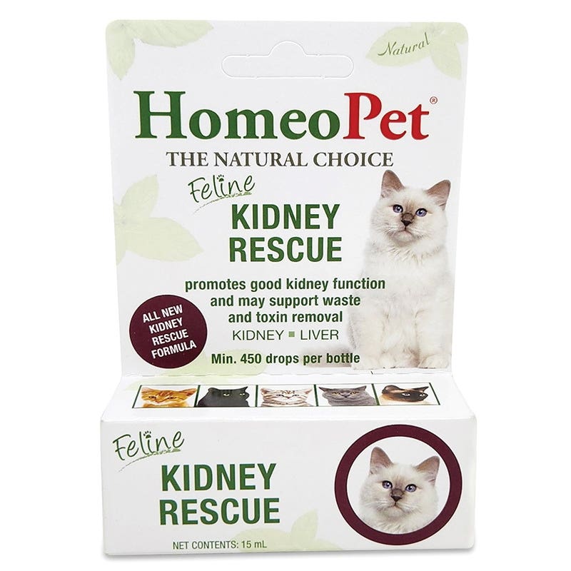 HomeoPet 14753 Feline Kidney Rescue, 15 mL Bottle