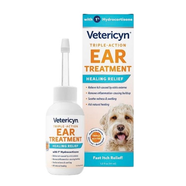 Vetericyn 085-1023 Triple-Action Ear Treatment, 1.5 oz