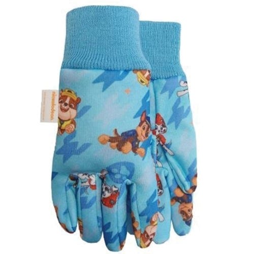 MidWest Gloves & Gear PW102TA4 Paw Patrol Gardening Gloves, Toddler, Blue, Cotton