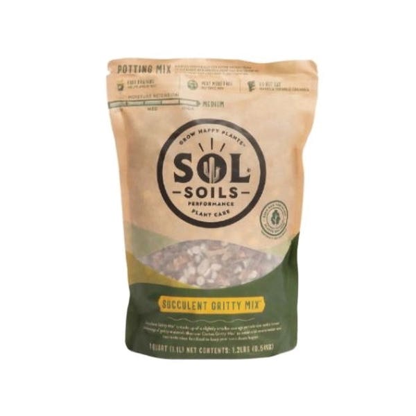Sol Soils 01-003-01 Succulent Gritty Mix, 1 qt