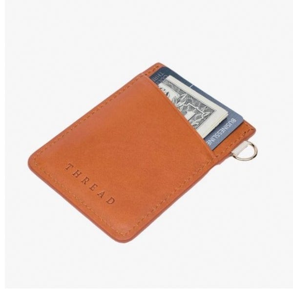Thread Blossom Vertical Wallet, Elastic