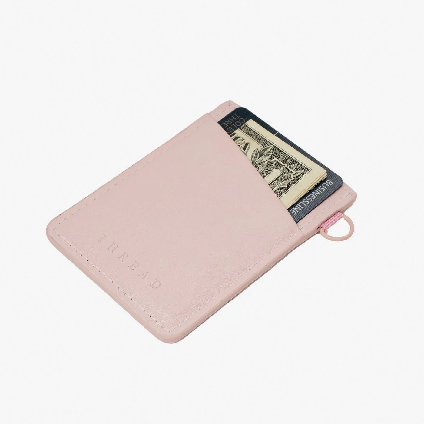 Thread Rose Dust Vertical Wallet, Elastic