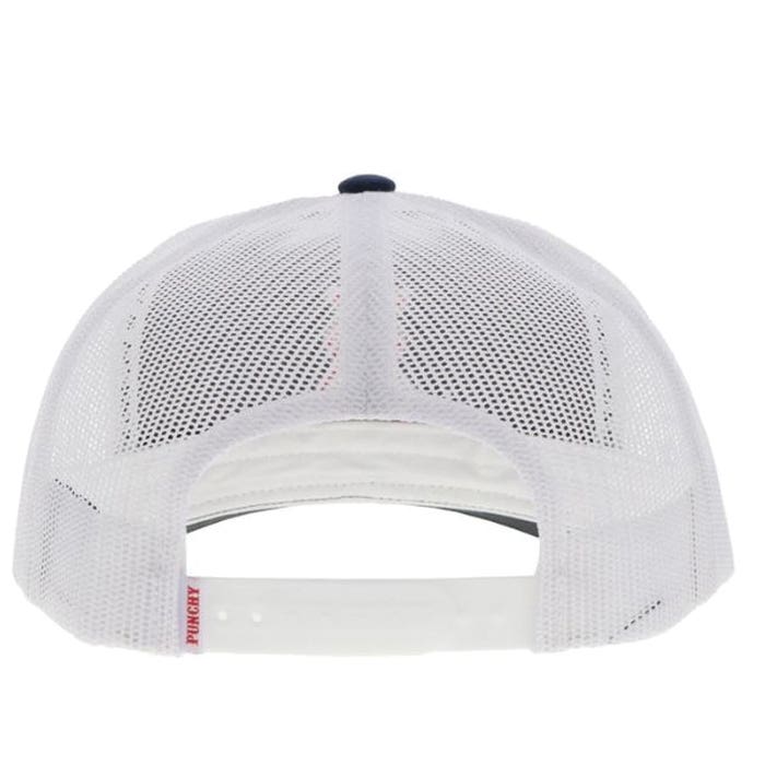 Hooey Punchy Series 5030T-NVWH Hat, Red/White Logo, Men's, One-Size, Navy/White