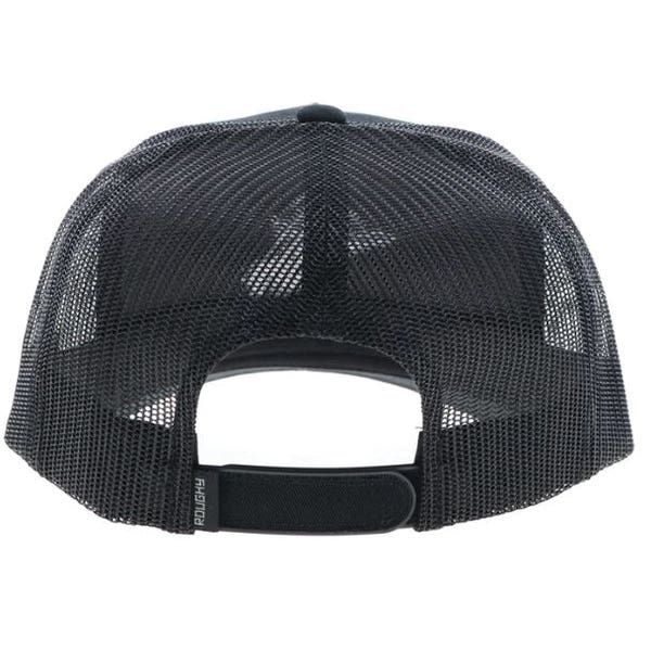 Hooey Whit Series 4045T-BK Hat, Gray Punchy Logo, One-Size, Odessa Fabric, Black/Gray