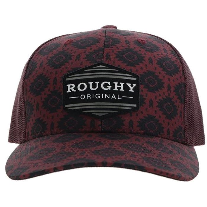 Hooey Tribe Series 4040T-RD Hat, Black/White Patch, Men's, One-Size, Red