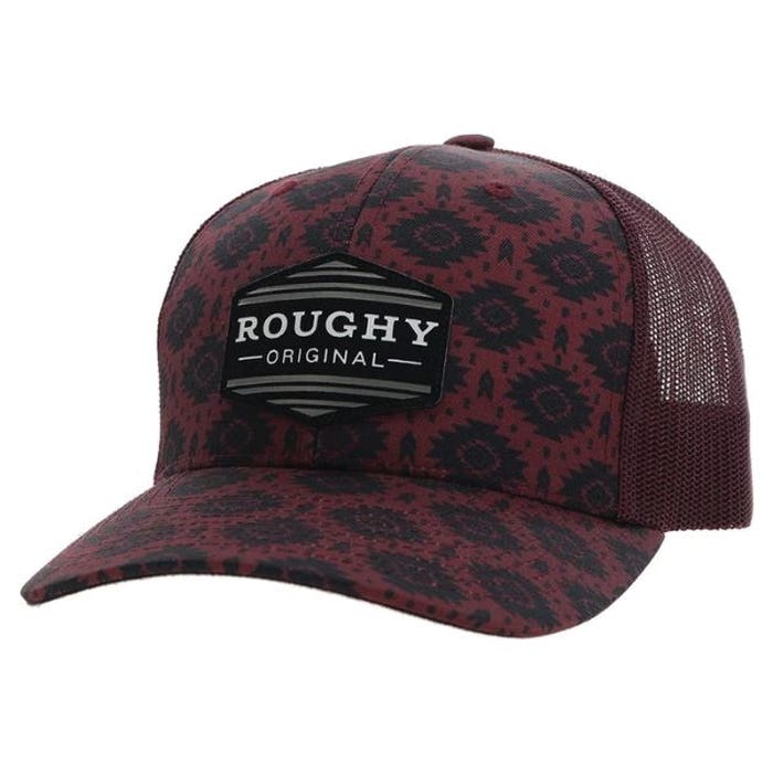 Hooey Tribe Series 4040T-RD Hat, Black/White Patch, Men's, One-Size, Red