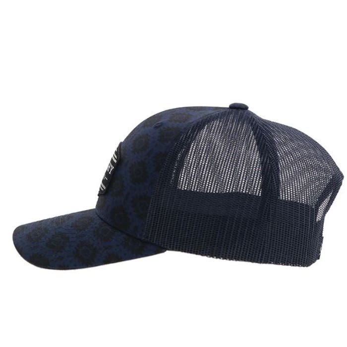 Hooey Tribe Series 4040T-NV Hat, Black/White Patch, Men's, One-Size, Navy Blue