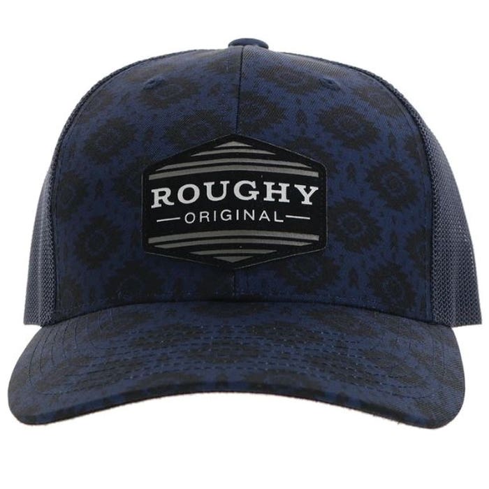 Hooey Tribe Series 4040T-NV Hat, Black/White Patch, Men's, One-Size, Navy Blue