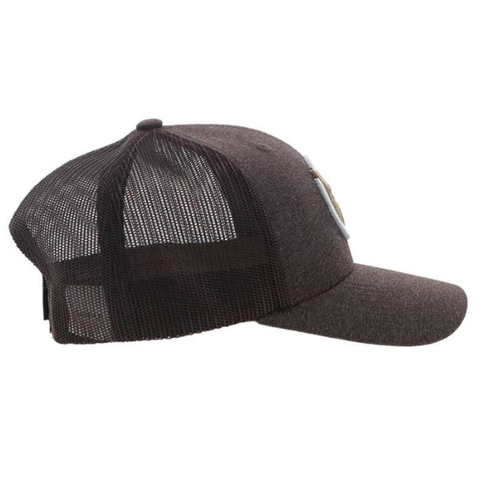 Hooey Strap Series 4031T-BR Roughy Hat, Tan/White Circle Logo, Men's, One-Size, Brown