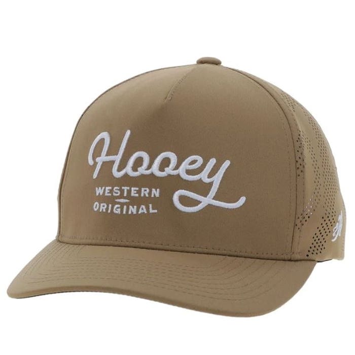 Hooey OG Series 2560T-TN Hat, Hooey White Stitching, Men's, One-Size, Odessa Fabric, Tan