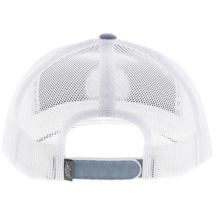 Hooey Primo Series 2546T-BLWH Hat, Gray/White Circle Patch, Men's, One-Size, Blue/White