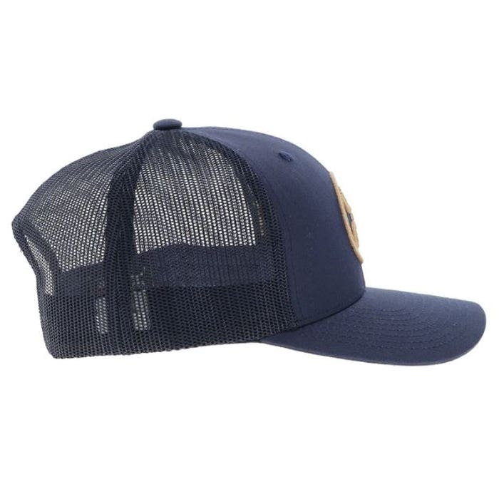 Hooey O-Classic Series 2509T-NV Hat, Mustard Yellow Hooey Logo, Men's, One-Size, Navy