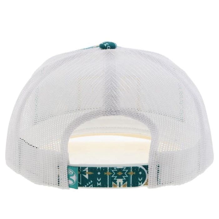 Hooey Doc Series 2502T-TLWH Hat, Tan/White Rectangular Patch, Men's, One-Size, Teal/White