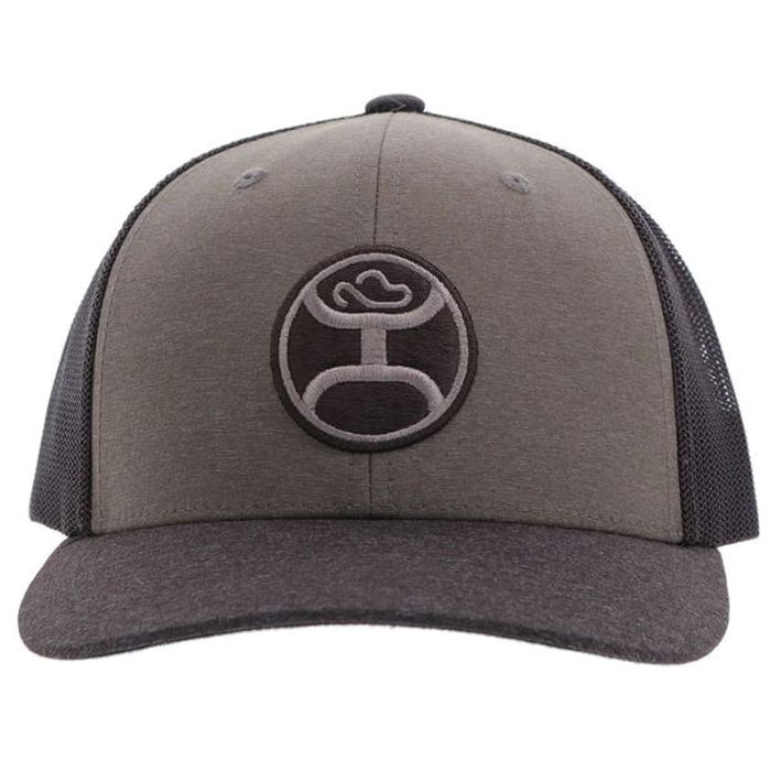 Hooey Primo Series 2446T-BRBK Hat, Black/Cream Circle Patch, Men's, One-Size, Black/Brown