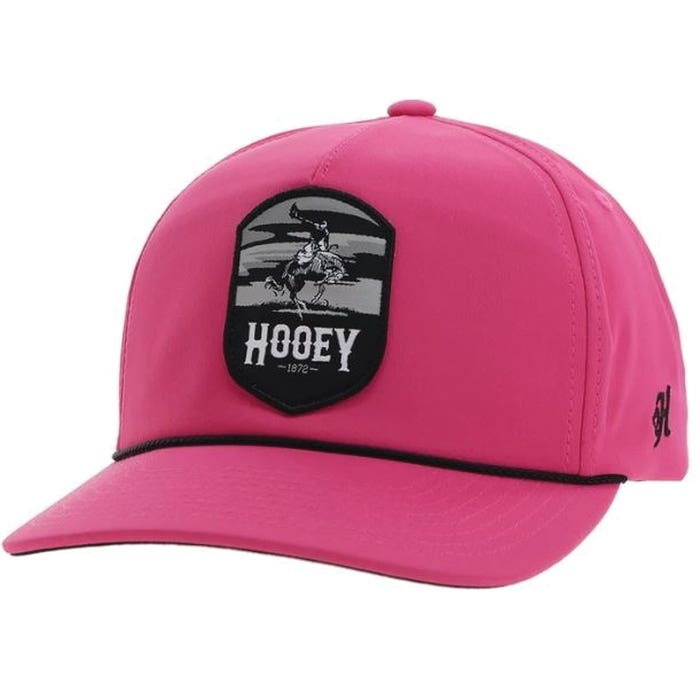 Hooey Cheyenne Series 2444T-PK Hat, Black/Gray Patch, Women's, One-Size, Odessa Fabric, Pink