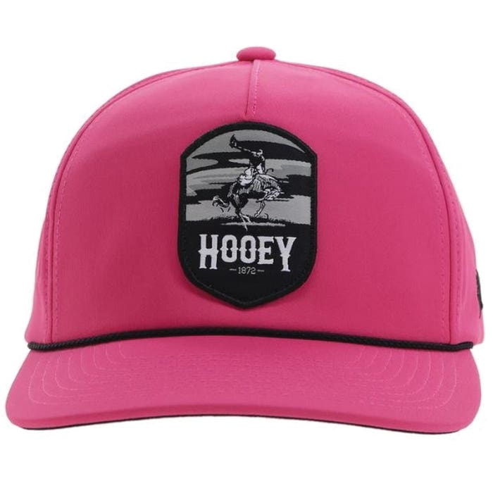 Hooey Cheyenne Series 2444T-PK Hat, Black/Gray Patch, Women's, One-Size, Odessa Fabric, Pink
