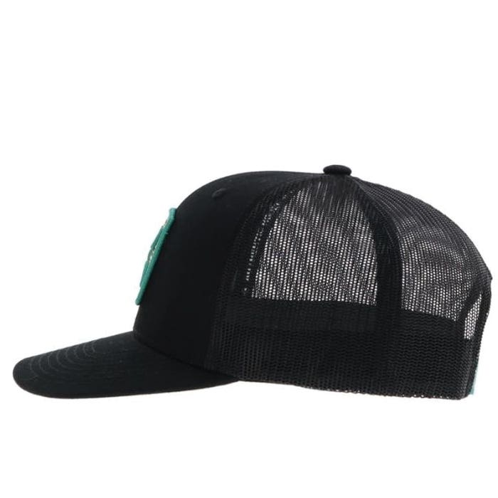 Hooey Zenith Series 2424T-BK Hat, Serape Pattern Patch, Men's, One-Size, Black