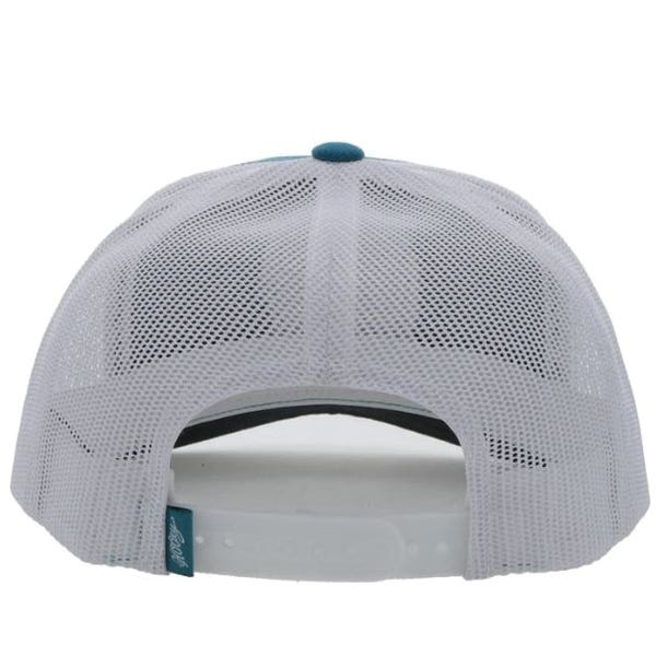 Hooey Zenith Series 2324T-TLWH Hat, Gray/White/Gold Patch, Men's, One-Size, Teal/White