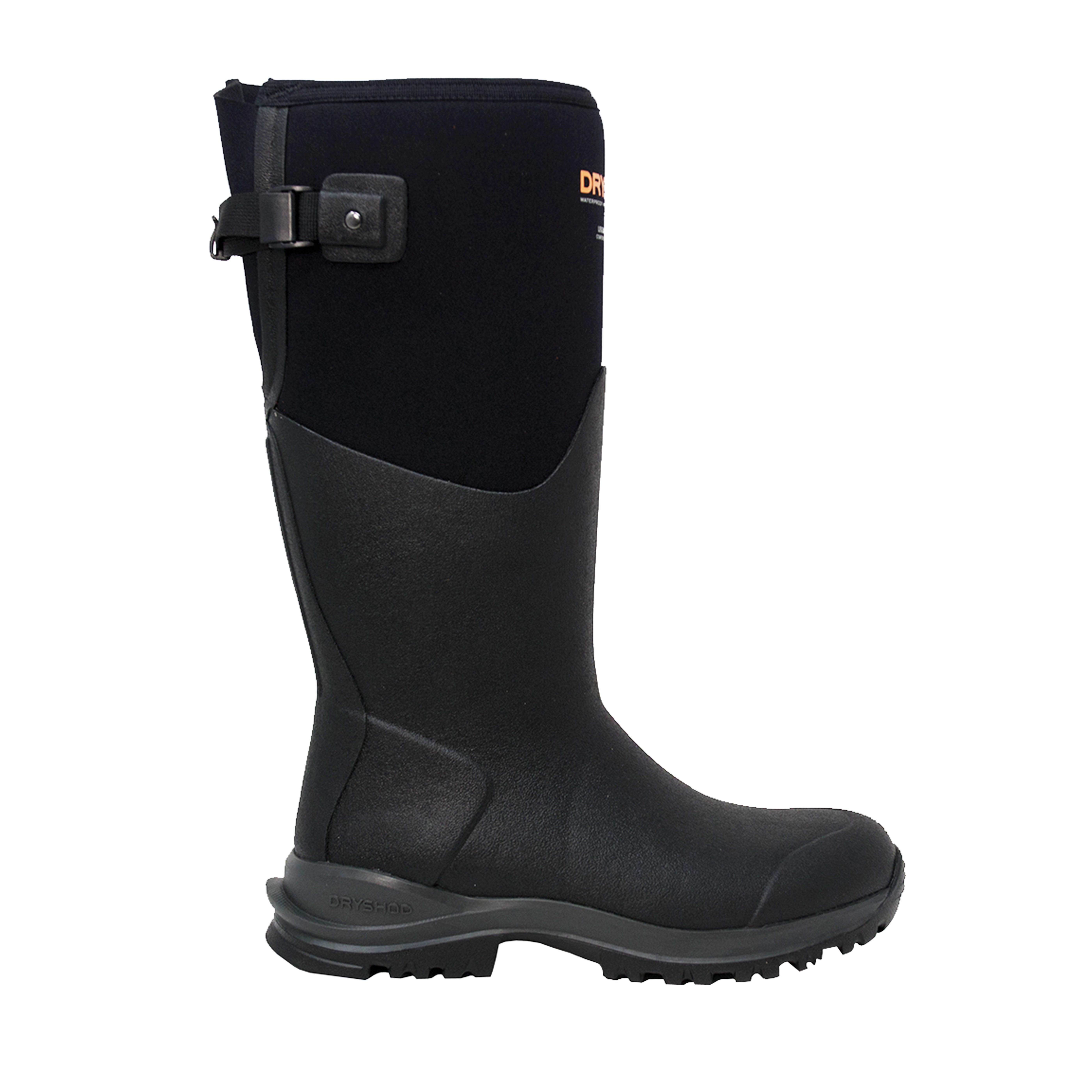 Dryshod Legend MXT Hi Gusset Series LGXG-WH-BK-8 Women's Boots, 8, Black, Insulated