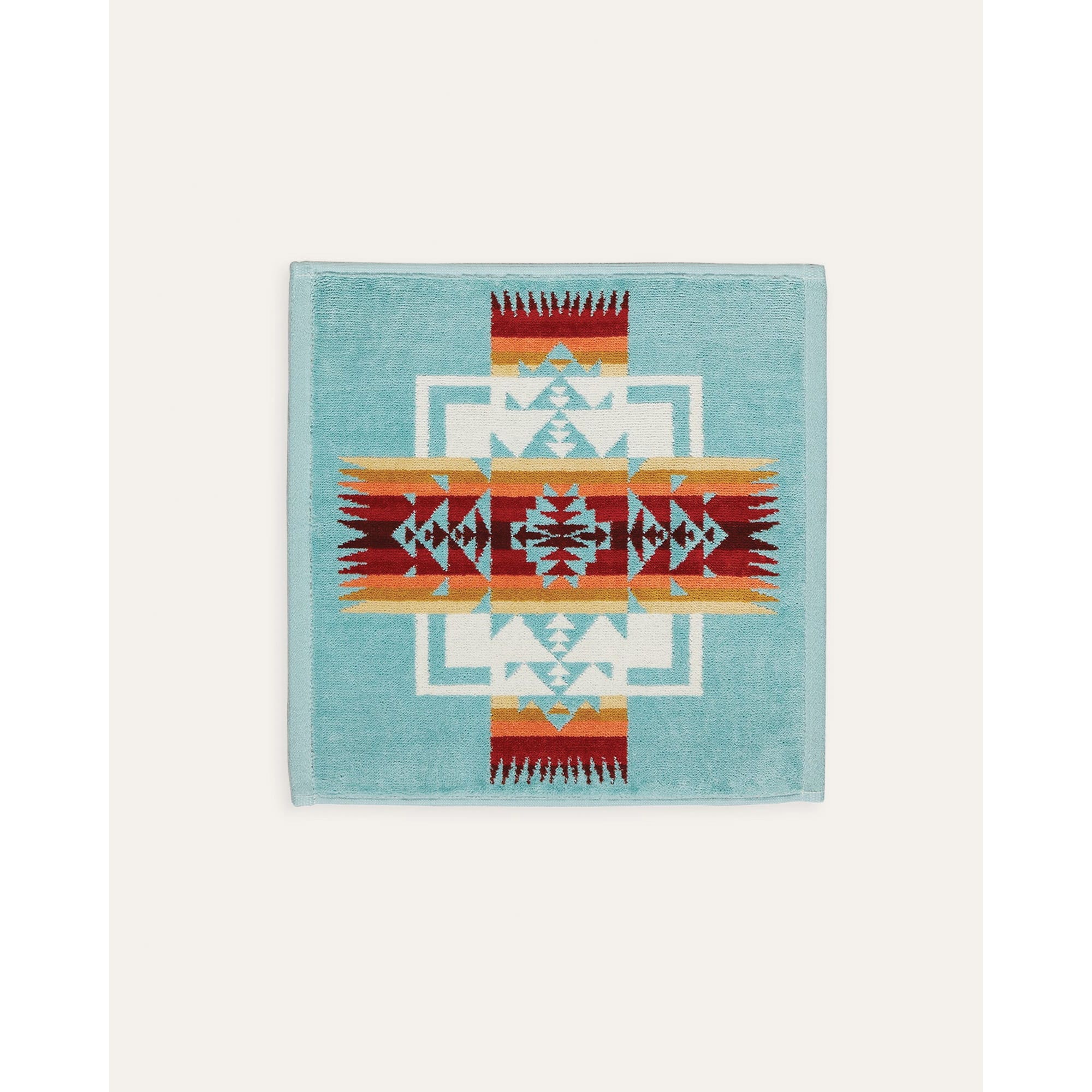 Pendleton XB292-51128 Towel Set, 3-Piece, Cotton, Aqua, Specifications: Chief Joseph Pattern