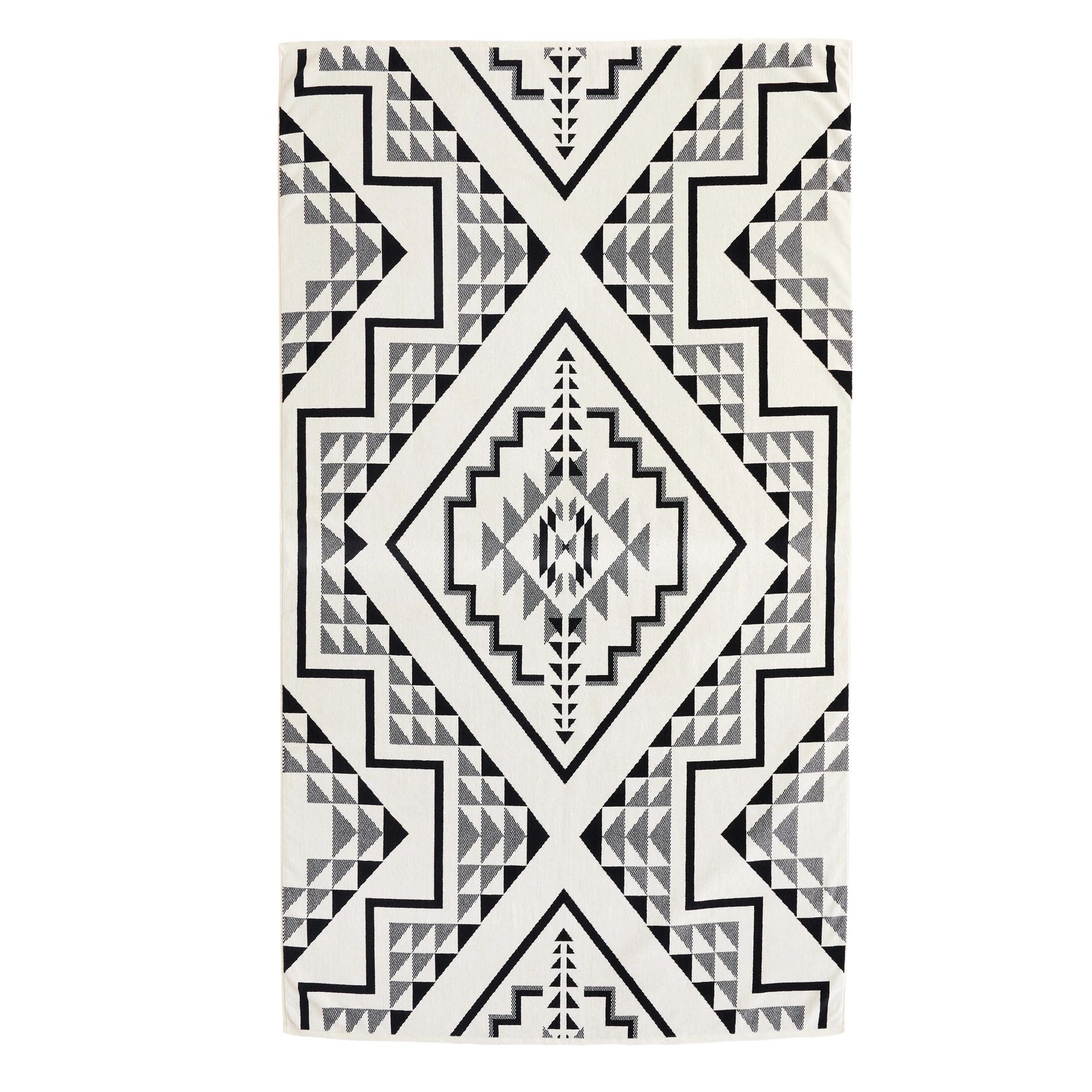 Pendleton Oxbow Spa Towel, Black & White