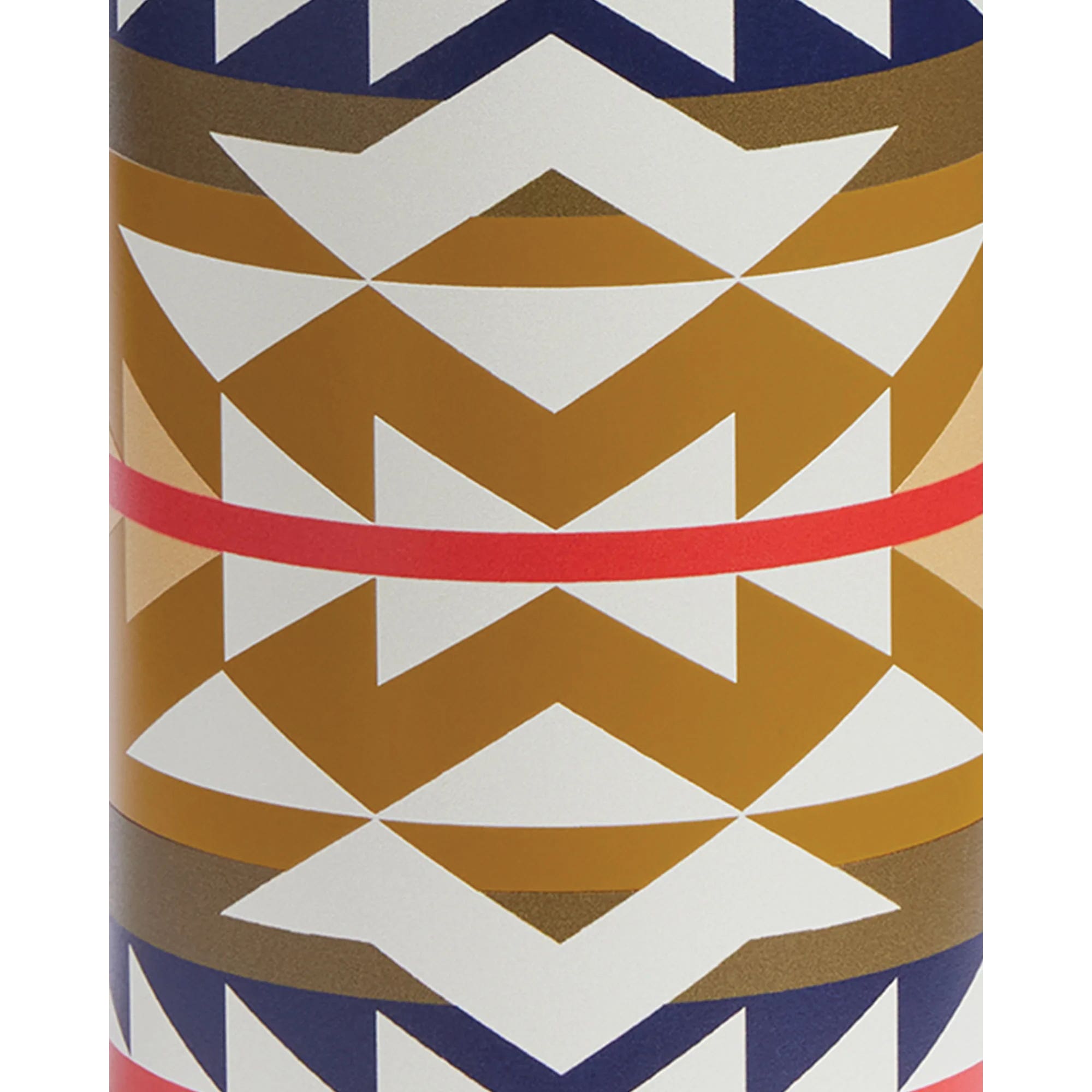 Pendleton XC887-57046 Medicine Bow Insulated Travel Mug, 16 oz, Polypropylene/Stainless Steel, Multi-Color/Tan