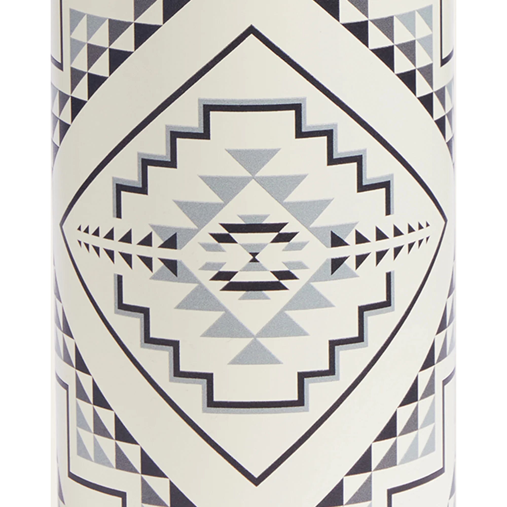 Pendleton XC887-57274 Oxbow Insulated Travel Mug, 16 oz, Polypropylene/Silicone/Stainless Steel, Black/White
