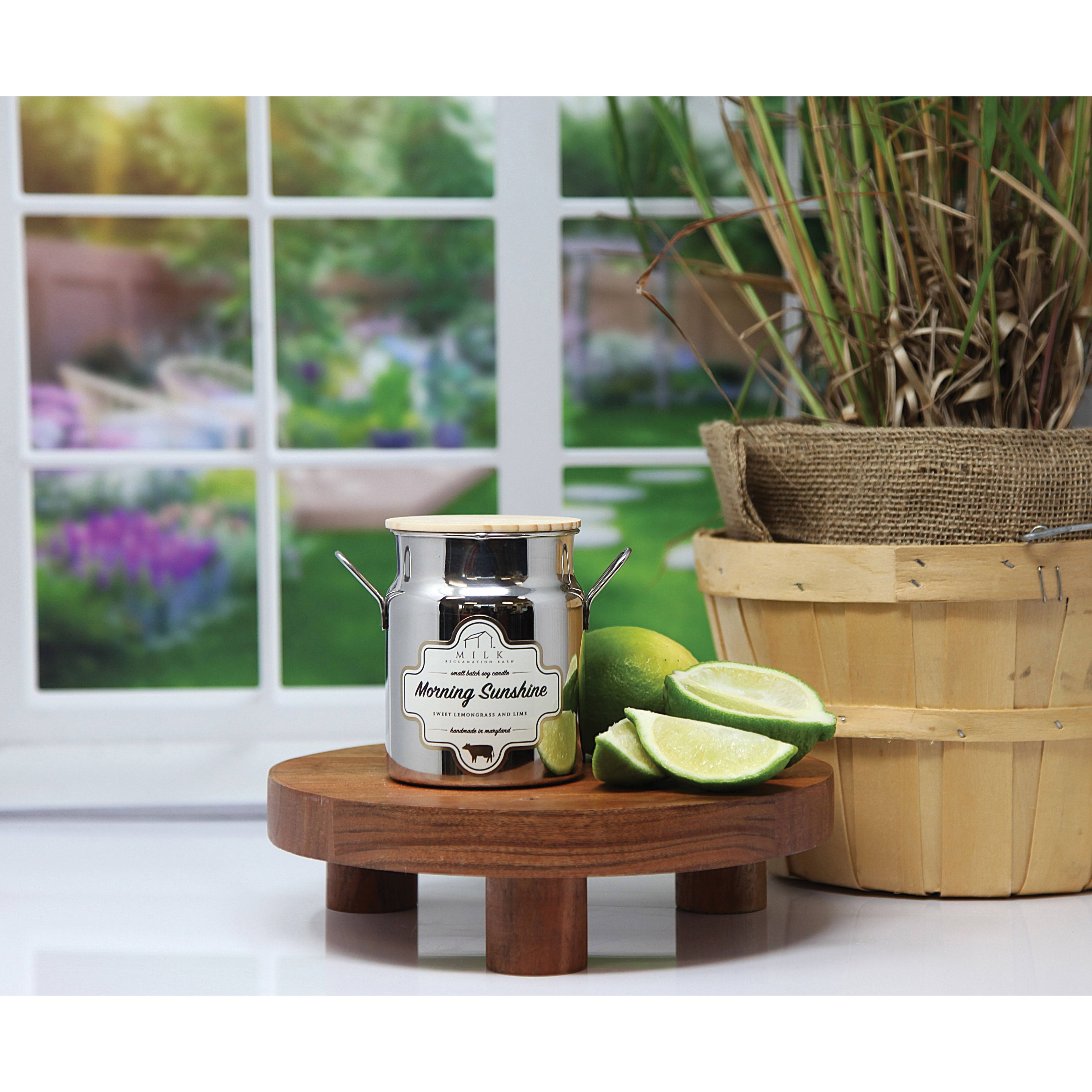 Milk Reclamation Barn MC-MS Milk Churn Candle, 12.5 oz, Morning Sunshine, 80 hr