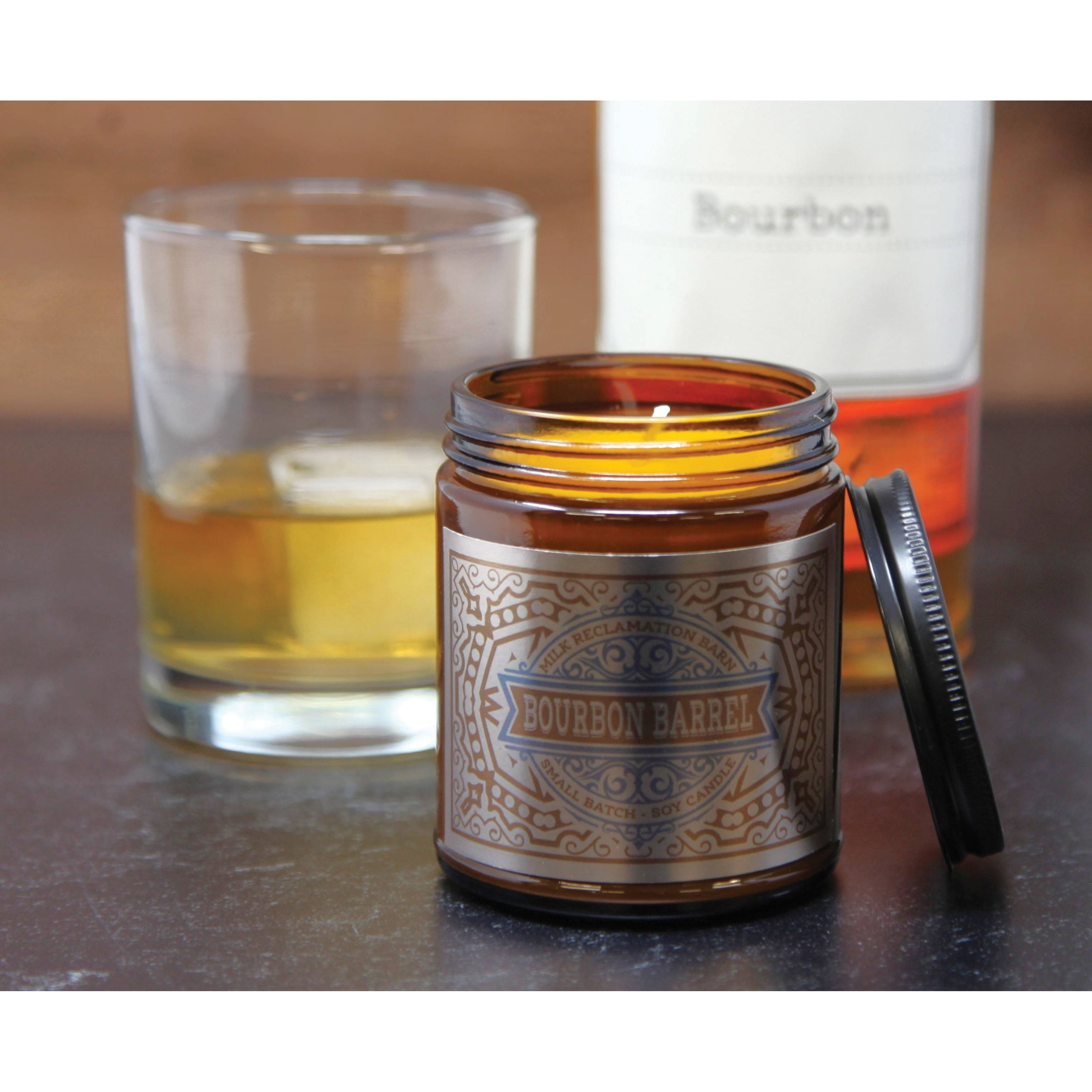Milk Reclamation Barn DIST-BB Distillery Candle, 7 oz, Bourbon Barrel, 60 hr