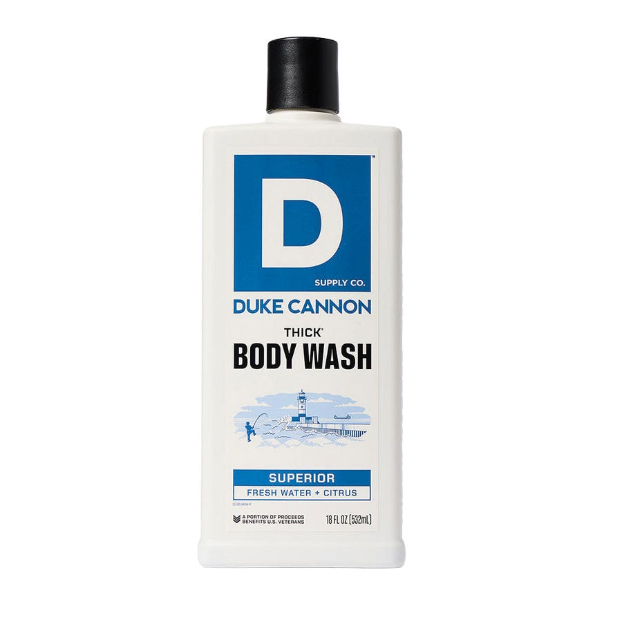Duke Cannon Body Wash, Superior Fresh Water Citrus, 18 oz