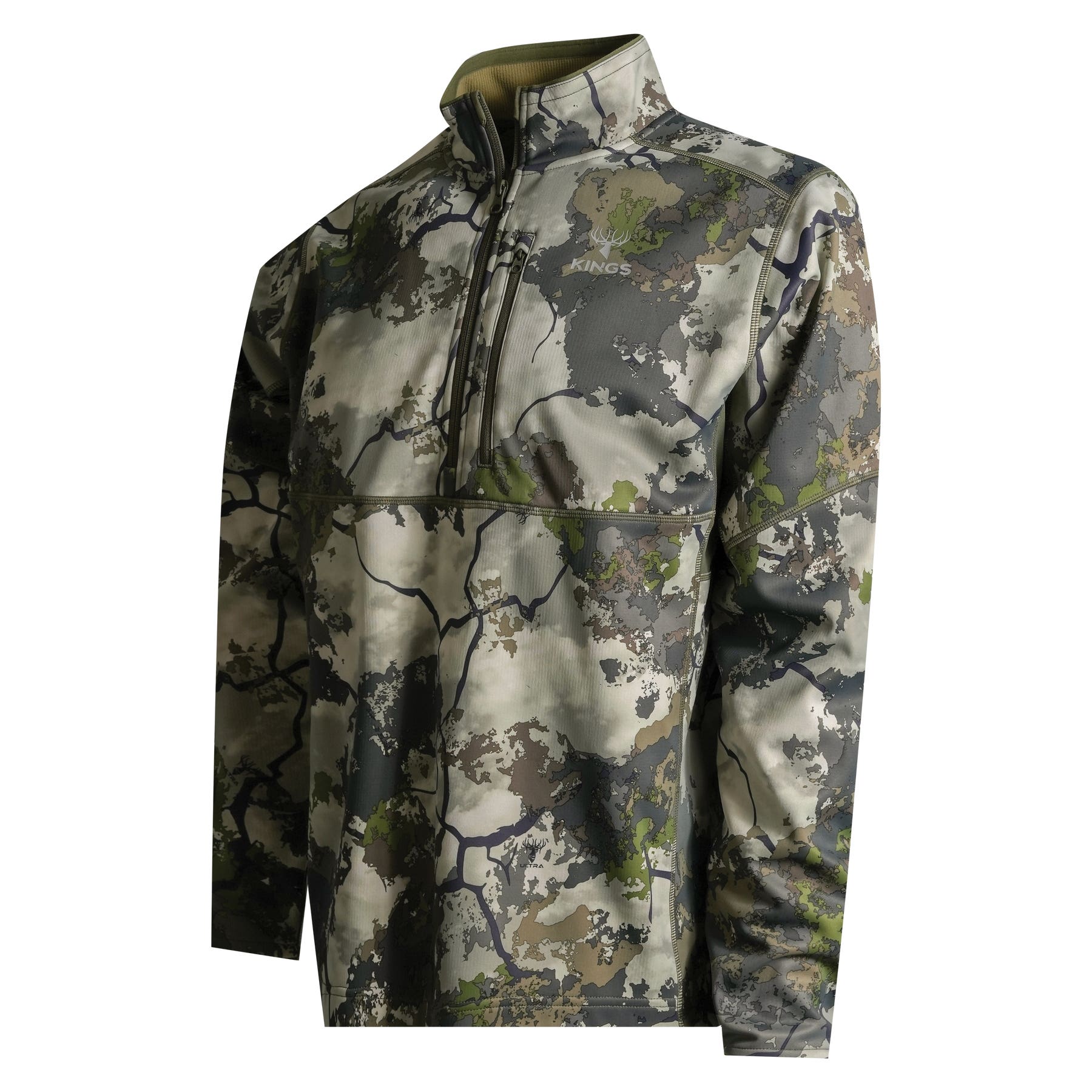 Kings KCM1420-KCU-2XL Hunting T-Shirt, 2XL, 140 cm Chest, Polyester, KC Ultra