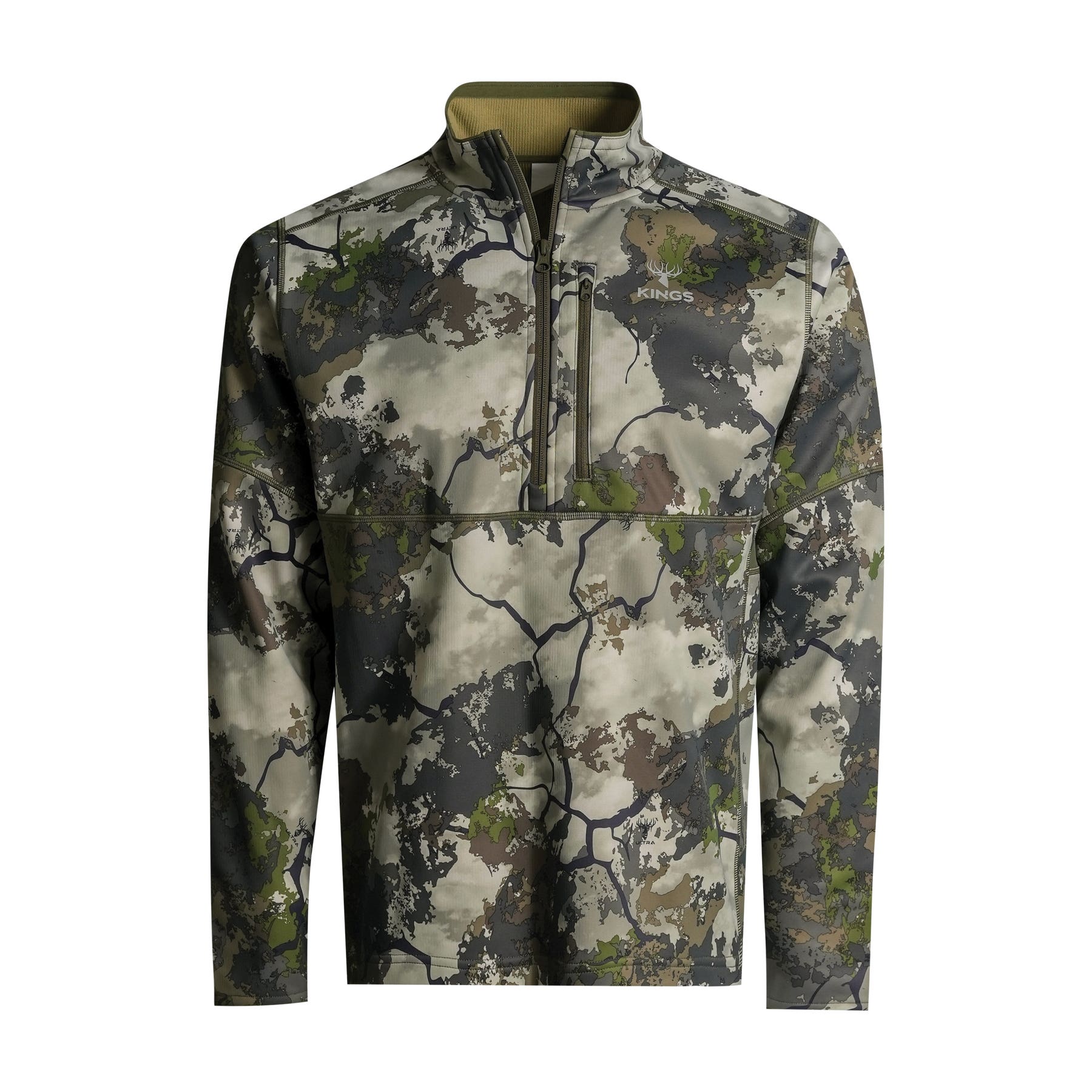 Kings KCM1420-KCU-L Hunting T-Shirt, L, 122 cm Chest, Polyester, KC Ultra