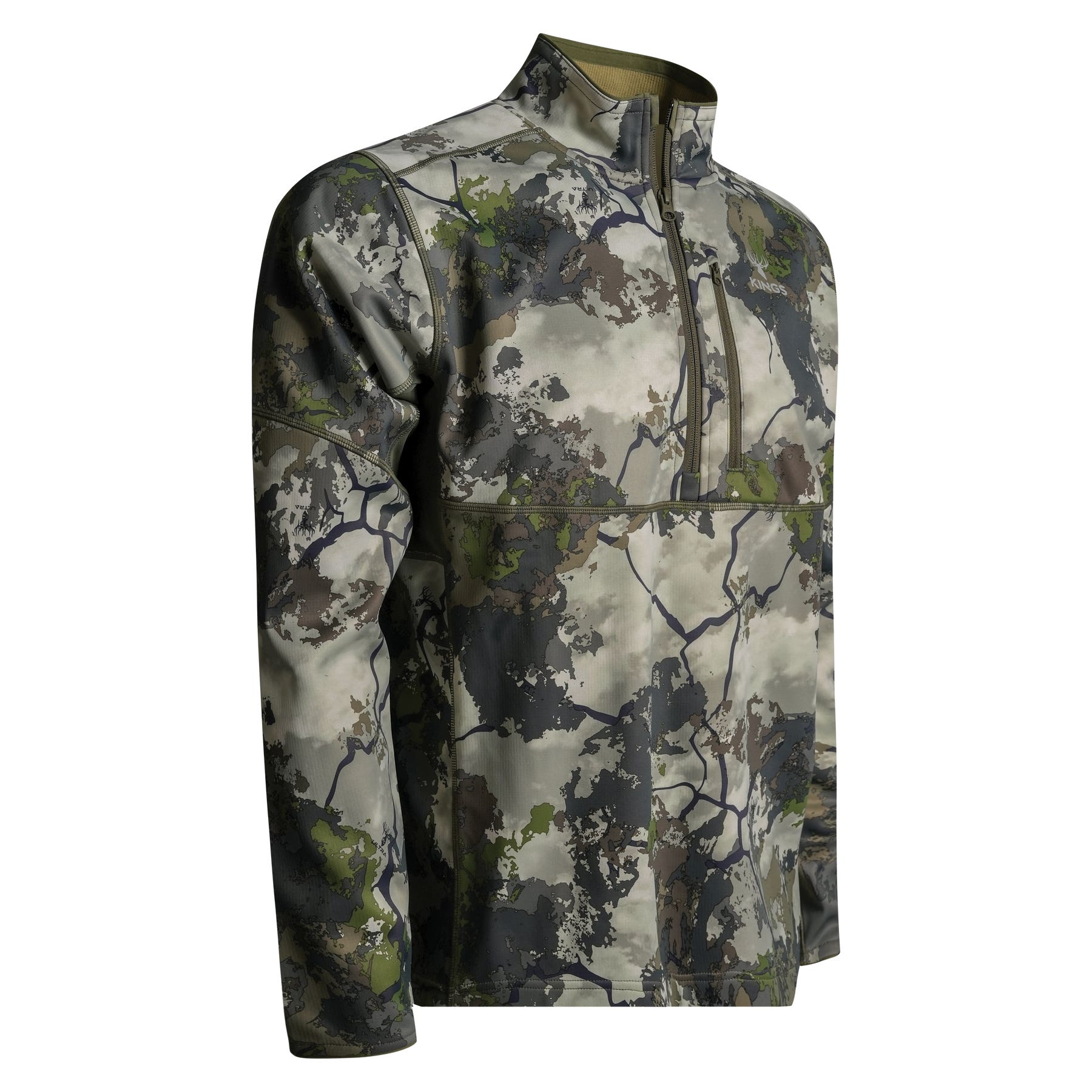 Kings KCM1420-KCU-L Hunting T-Shirt, L, 122 cm Chest, Polyester, KC Ultra