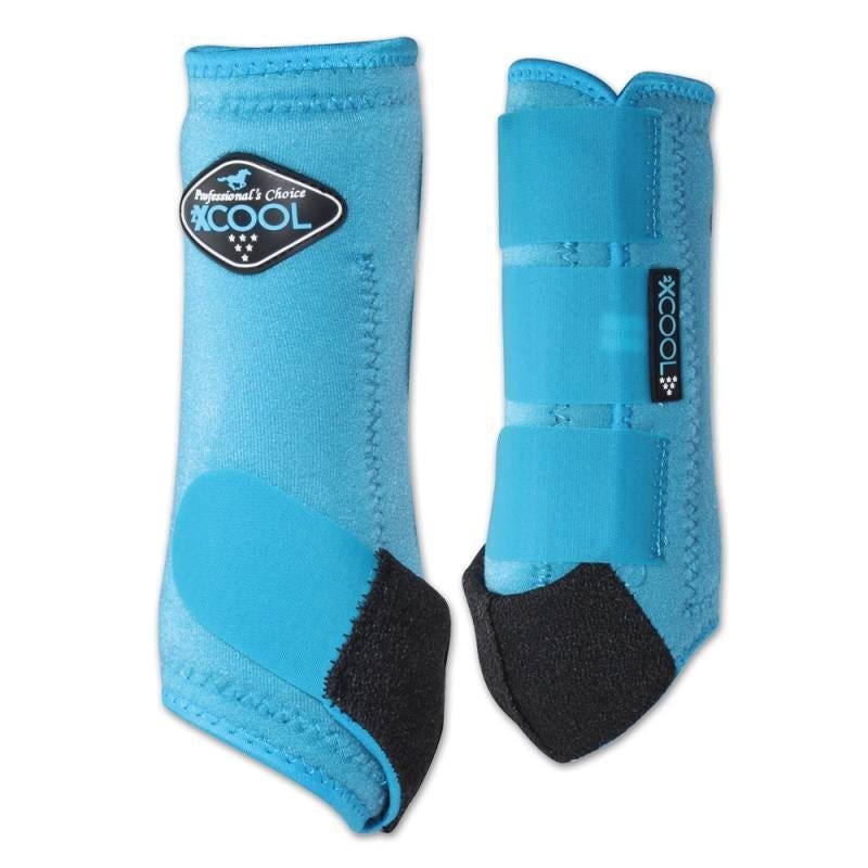 Professional's Choice 2XCool Series XCFL-PAC Sports Medicine Boots, L, Neoprene, Pacific Blue
