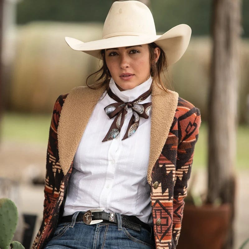 Fringe Scarves Big Concho Twilly, Poly Chiffon, Brown