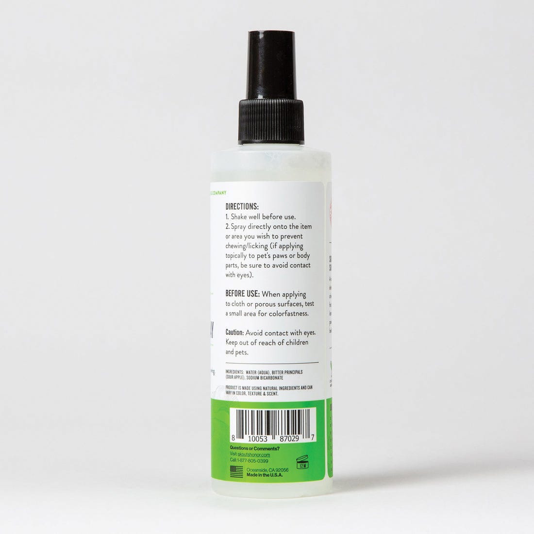 Skout's Super Sour Series SH20SSAC8 Anti-Chew Spray, Liquid, 8 oz Bottle