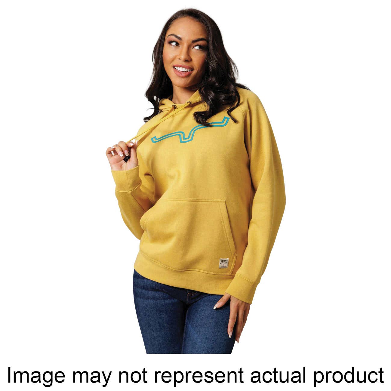 Kimes Ranch Women's Hoodie, S, Cotton/Polyester, Gray, Hooded