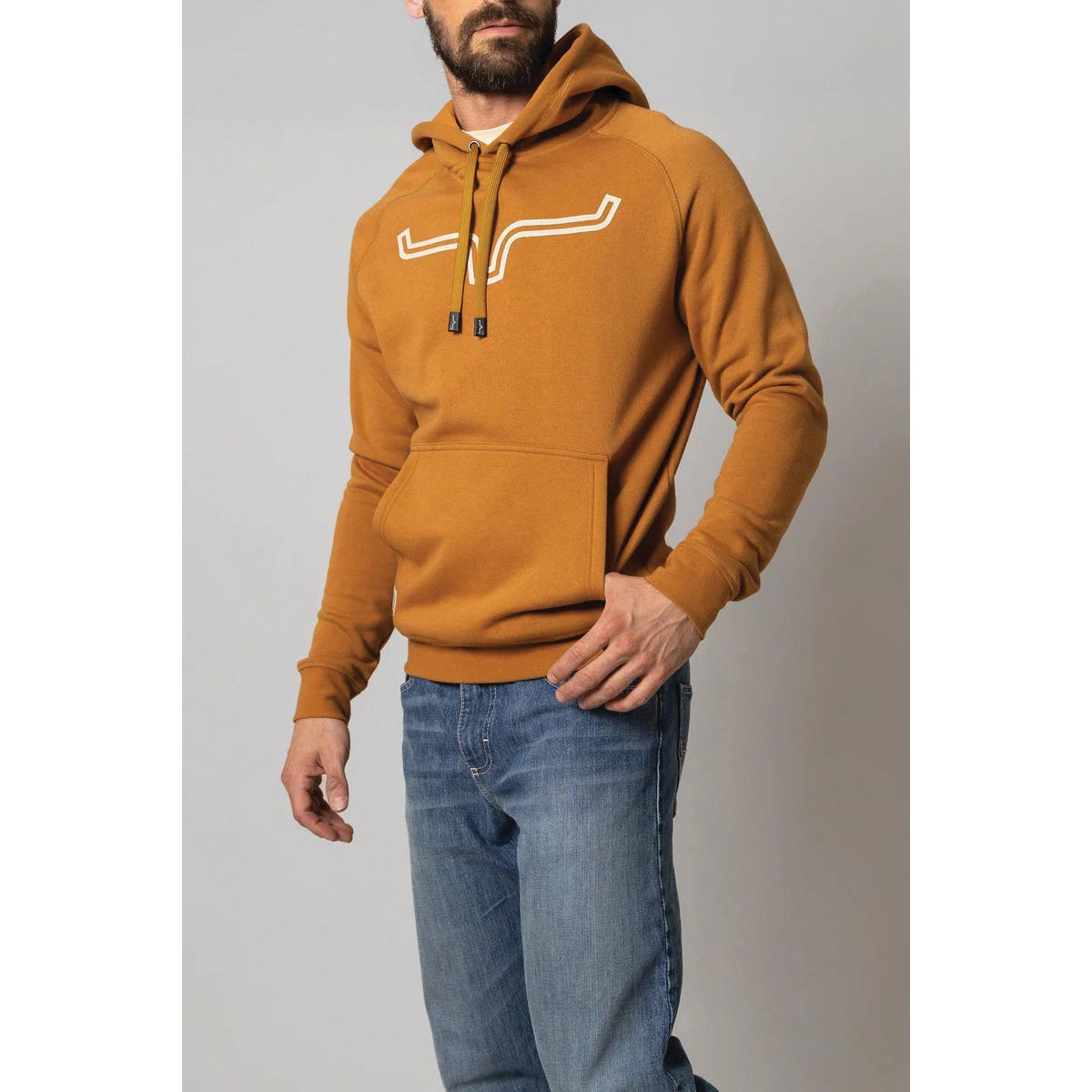 Kimes Ranch MHO0000011-NT-2X Hoodie, 2XL, Cotton/Polyester, Natural, Hooded