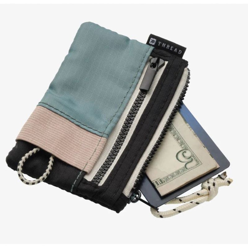 Thread Auburn Zipper Wallet, 2 Compartment